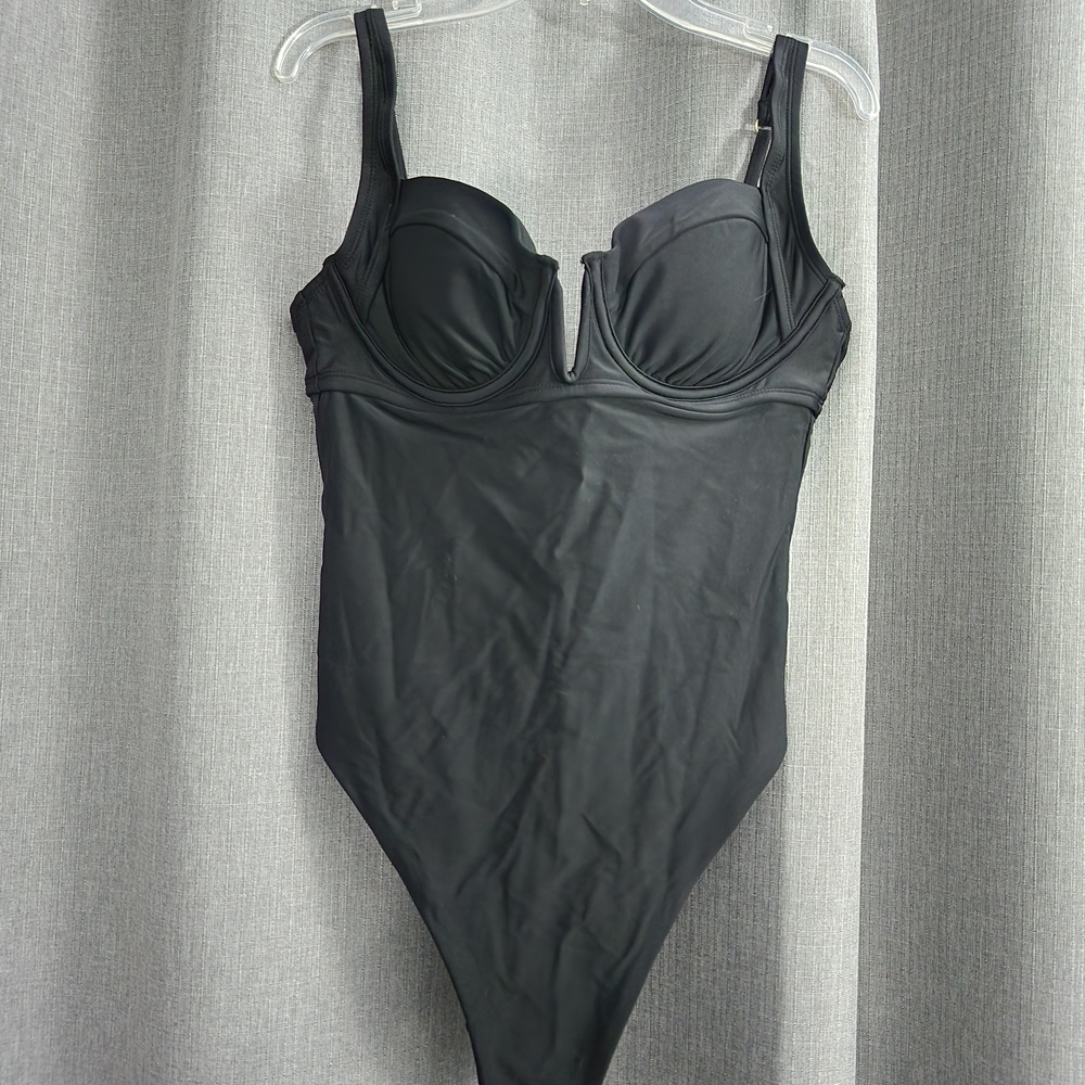 Shade & Shore Black Women's One Piece Swimsuit